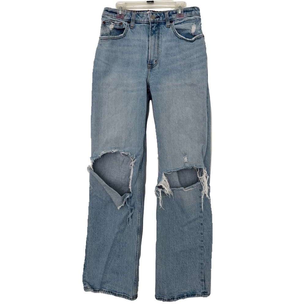 Abercrombie & Fitch Denim 90’s Relaxed High Rise Jeans (Curve Love)